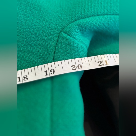 J. Crew Green Cocoon Coat - Picture 7 of 12